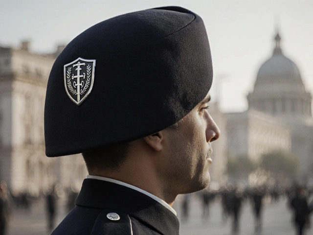 ¿Cómo se llama la gorra que usan los miembros de la Guardia Nacional? Tipo, diseño y origen