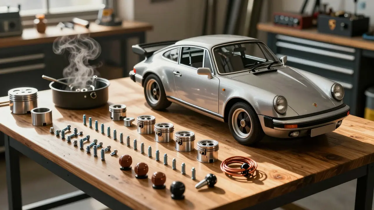 ¿Cuántas piezas tiene el Porsche 911? La verdadera complejidad detrás de un clásico