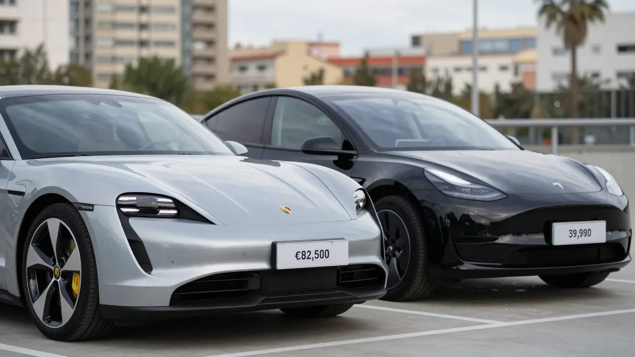 ¿Es Porsche más barato que Tesla? Comparación de precios reales en 2026