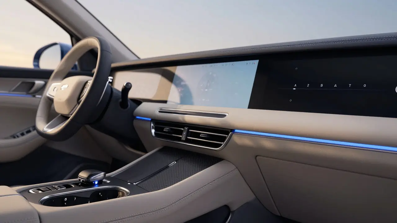 Comparación de salpicaderos con botones físicos y pantalla digital